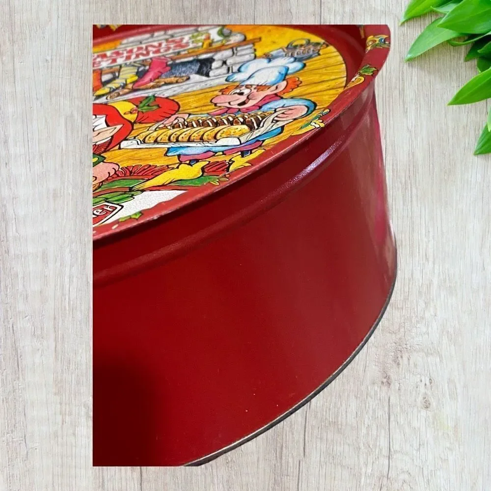 Vintage Keebler Oversized Cookie Tin 1986